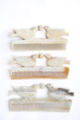 Birds Buffalo Horn Comb