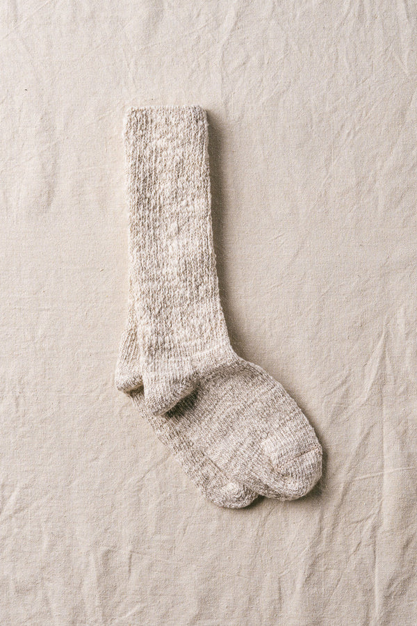 Organic Cotton Slipper Socks, Green
