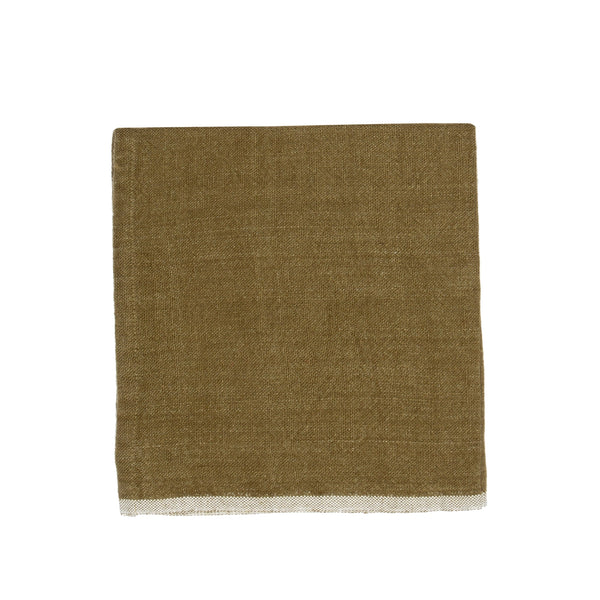 Chunky Linen Napkins, Forest Green
