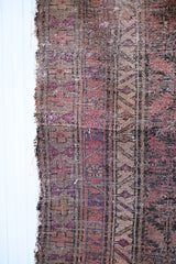 Antique Persian Runner Rug, Salmon / Brown