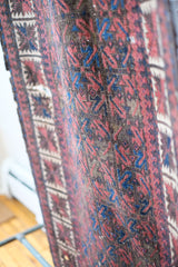 Antique Turkish Rug, Burgundy