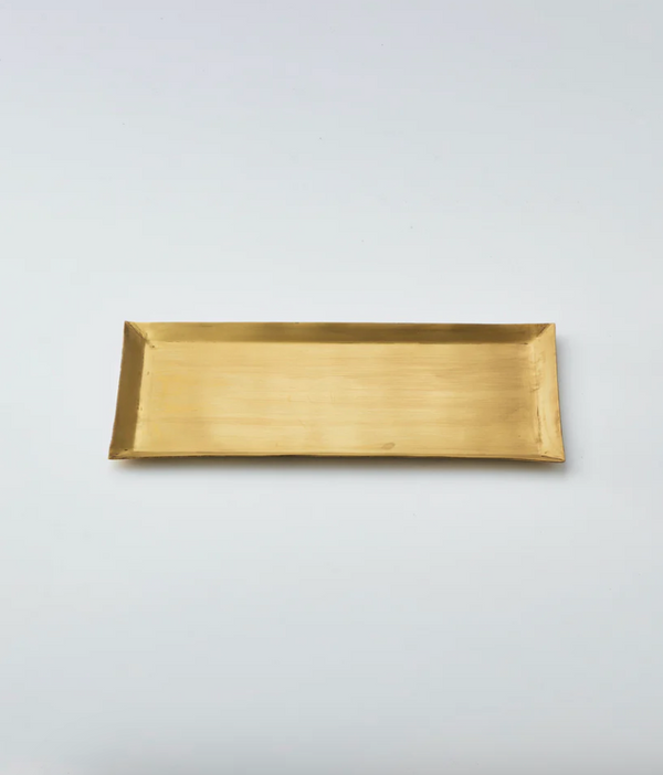 Brass Plate, Rectangle, Long