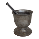 Large Cast Iron Apothecary Mortar and Pestle