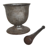 Large Cast Iron Apothecary Mortar and Pestle