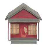 Antique Folk Art Schoolhouse / Doll House