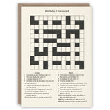 Birthday Crossword Card