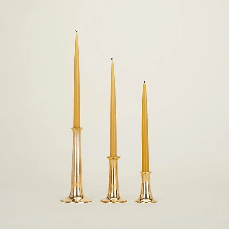 SIMPLE CANDLE HOLDER - BRASS - SMALL