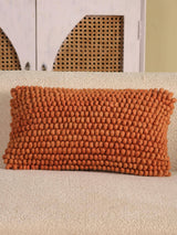Rust Handmade Lumbar Pillow - 12x20