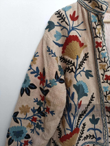 Cotton Suzani Hand Embroidered Jacket