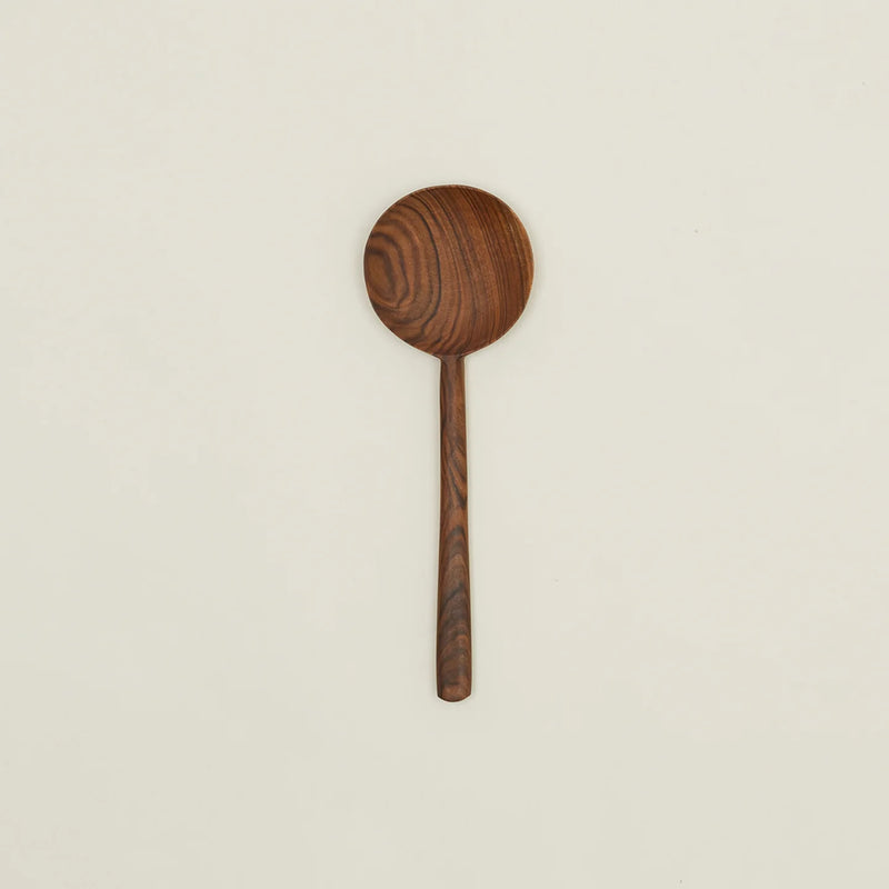 ORGANIC WALNUT SPOON - ROUND