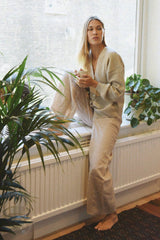 The Cashmere Yaya Cardigan - Moon