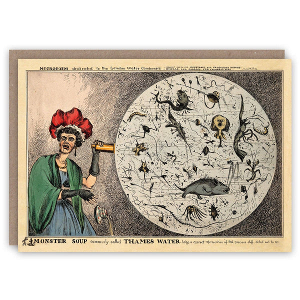 Monster Soup greeting card