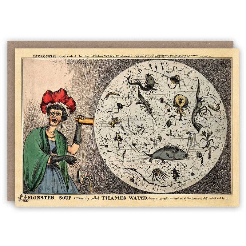 Monster Soup greeting card