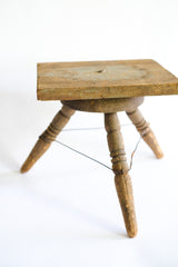 Antique Tiny Milking Stool