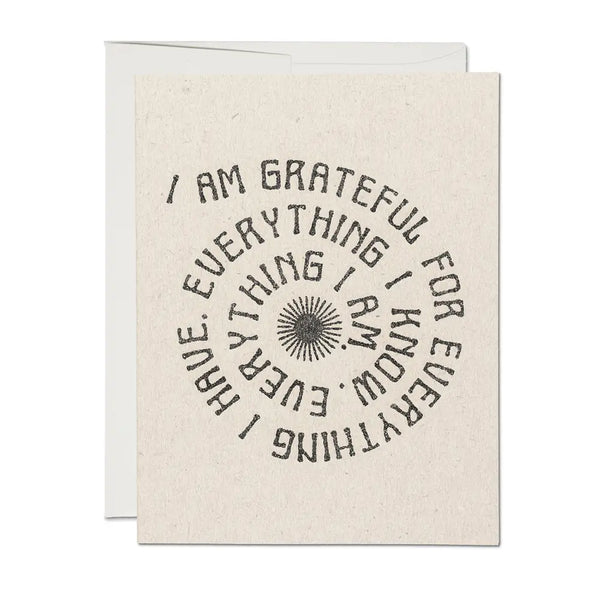Grateful for Everything Card