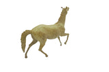 VINTAGE LEATHER COVERED DETAILED HORSE