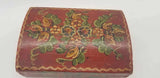 Painted Wooden Box with Domed Lid