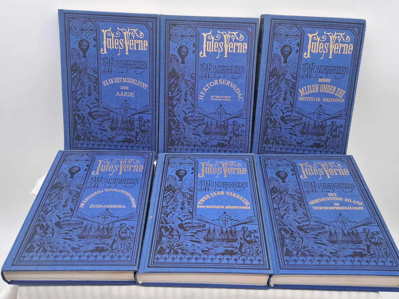 1928 Jules Verne ~ Illustrated German set