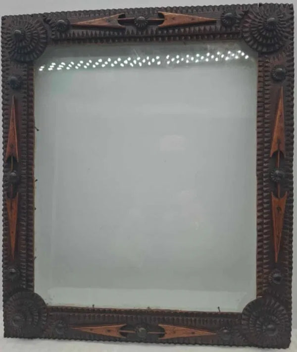 Tramp Art Picture Frame