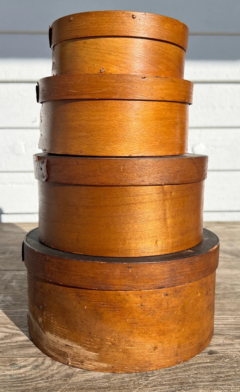 Antique Pantry Boxes - Set of 4