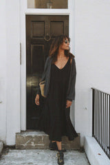 The Cashmere Yaya Cardigan - Ash