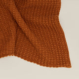 SIMPLE WAFFLE HAND TOWELS - TERRACOTTA