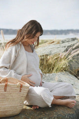 The Cashmere Yaya Cardigan - Moon