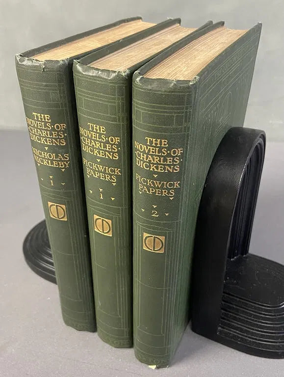 Antique Charles Dickens Books, circa 1900 - Set of Three