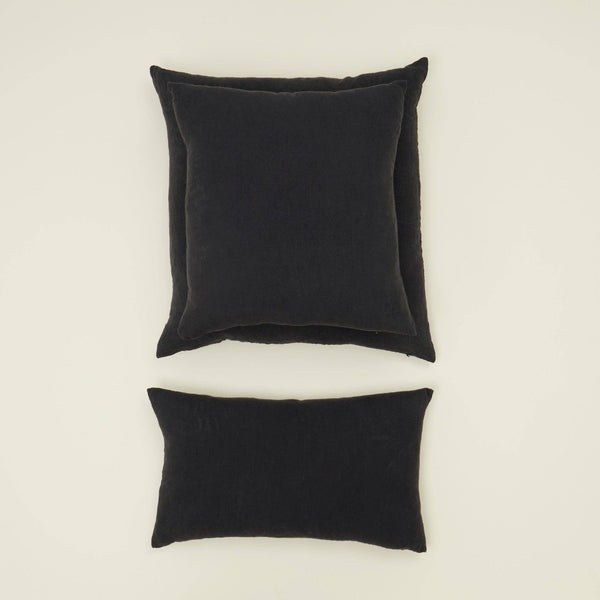 SIMPLE LINEN PILLOW - BLACK
