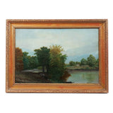 FOLK ART LANDSCAPE, 19th century
