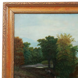 FOLK ART LANDSCAPE, 19th century