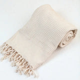 Turkish Waffle Bath Towel, Natural