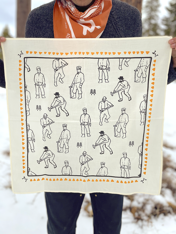 Dancing Loggers Bandana