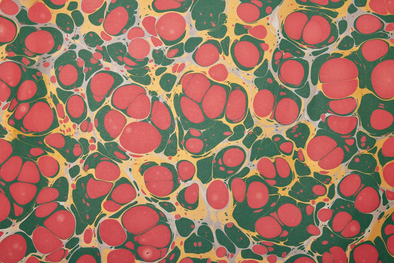 Hand Marbled Gift Wrap Paper
