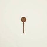 HAND CARVED WALNUT SPOON - LARGE ROUND