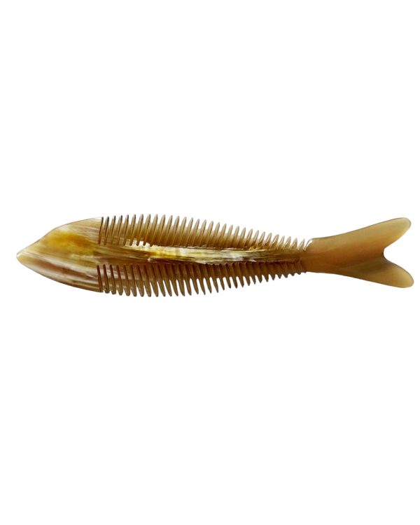 Fish Horn Comb Natural