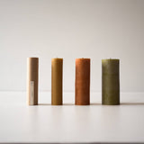 Organic Beeswax Pillar Candles