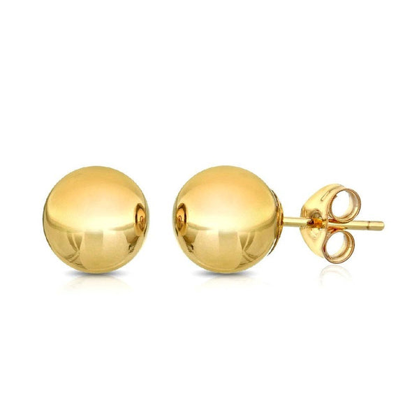 14K BALL STUDS