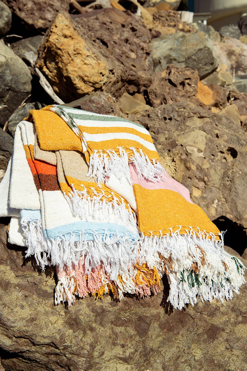 Golden Hour - RECYCLED THROW BLANKET