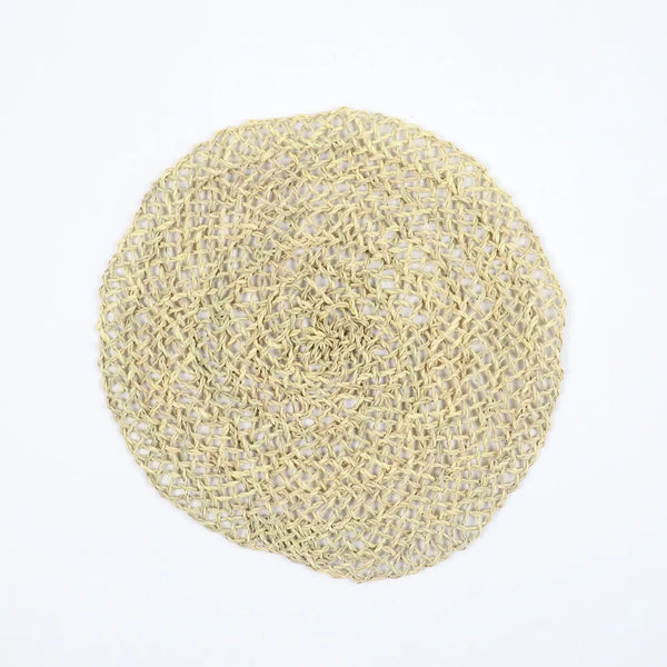 Straw Placemat, Loose Weave