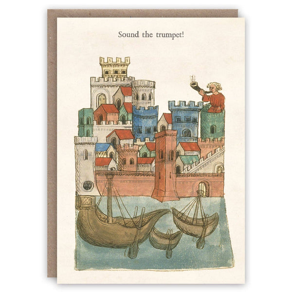 Sound the Trumpet greeting card
