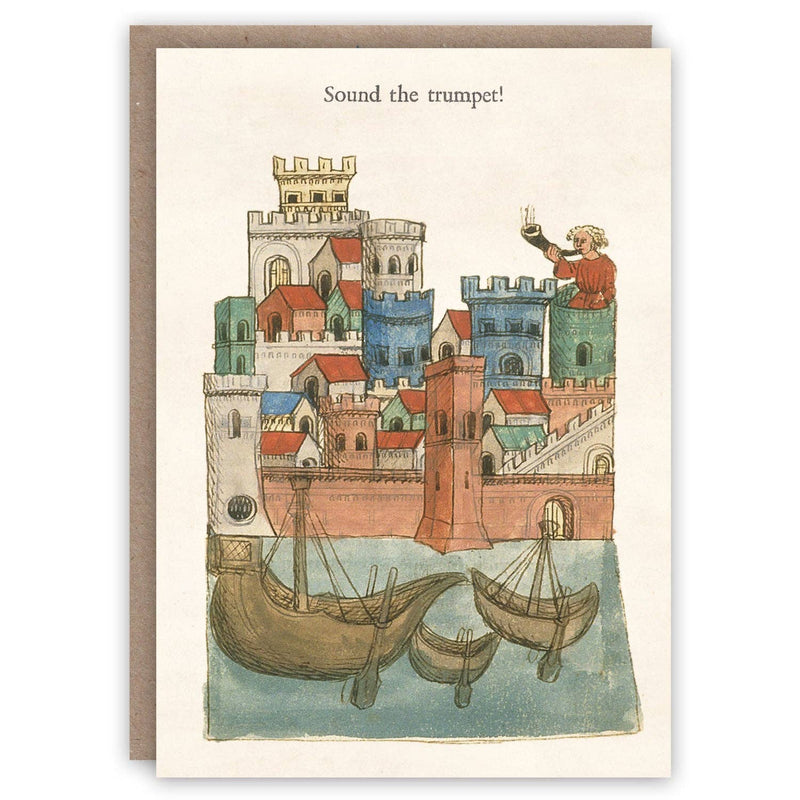 Sound the Trumpet greeting card