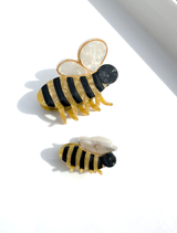 Hand-painted Bee Claw Hair Clip | Eco-Friendly