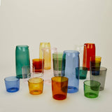 ESSENTIAL GLASSWARE - SET OF 4, BLUE - SMALL