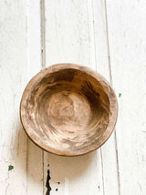 Petite Round Handmade Wood Bowls