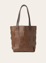 Woven Leather Tote