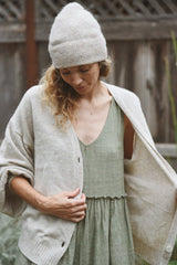 The Cashmere Yaya Cardigan - Moon
