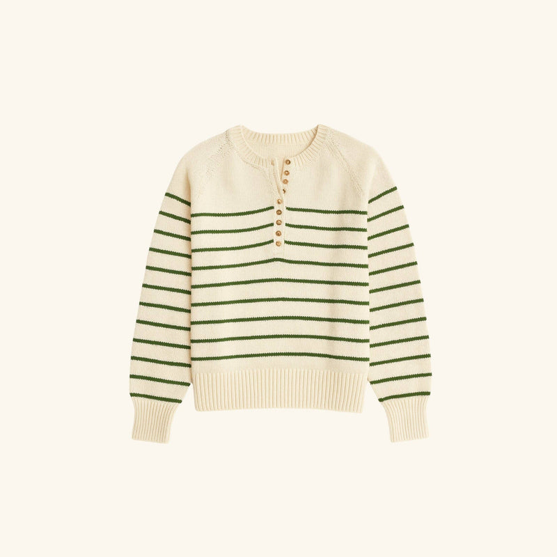 The Henley Sweater - Green