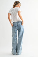 Classic Relaxed Wide Leg Jeans