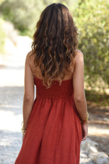 The Lola Dress - Pomegranate